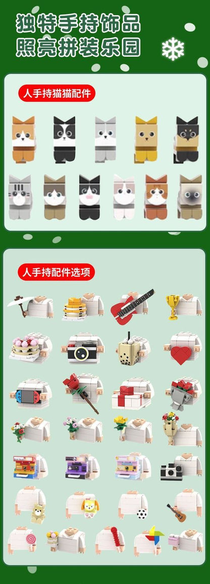 新款圣诞节照片定制积木人像生日礼物diy手工送男女朋友闺蜜新人